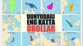 TOP 10📸 DUNYONING ENG KATTA OROLLARI🌍🌍🌍! SIZ BUNI BILASIZMI🇨🇦🇮🇩🇯🇵🇬🇧🇵🇬🇲🇾🇧🇳🇲🇬🇩🇰.   #eng_katta_orollar