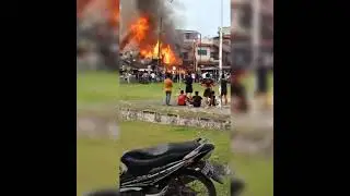 Kebakaran di Kota Gunungsitoli 23/07/2021