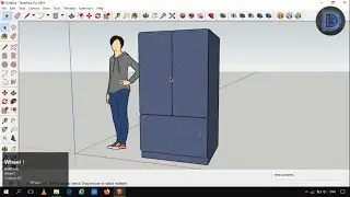 How to create a Cartoony Refrigerator in Sketchup? _ Sketchup.