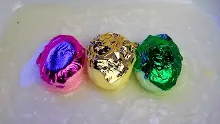 ASMR Mushy Soap and Sponge + Gold Leaf 🩷💚💛 Satisfying Sponge Squeezing