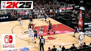 NBA 2K25 Nintendo SWITCH Gameplay - Bulls vs Warriors