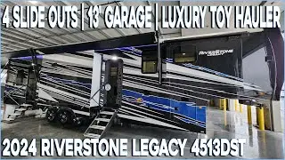 2024 Riverstone Legacy 4513DST Luxury Toy Hauler Fifth Wheel by Forestriver RV at Couchs RV Nation