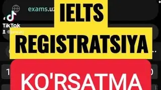 IELTS Registratsiya ro'yxatdan o'tish TO'LIQ #ielts #ieltsidp #uzbekistan @alisolijonov