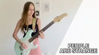 THE DOORS - People Are Strange [Guitar Cover + Tab] by Lilou Gerardy