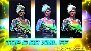 TOP 5 HD QUALITY CC ALIGHTMOTION FF XML || NEW TREND FF 💥 4K QUALITY CC XML - PACK || 