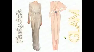 Vestido Alatu - Drapeado compuesto.