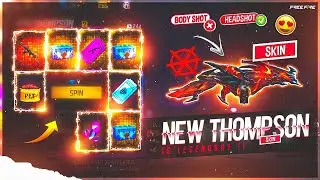 Free Fire New Evo Gun Thompson Cindered Colossus 1 To 7 Max Review New Evo Guns Coming Soon