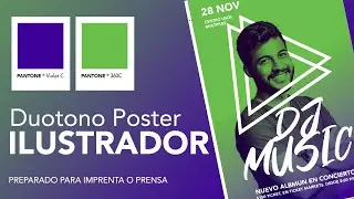 Poster en dos tintas - Preprensa - Parte I