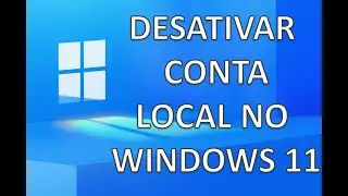 DESATIVAR CONTA NO WINDOWS