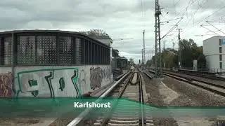 Führerstandsmitfahrt S-Bahn Berlin S3 Ostbahnhof - Erkner