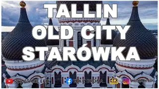 Tallin Old City - Drone footage - Tallin Starówka