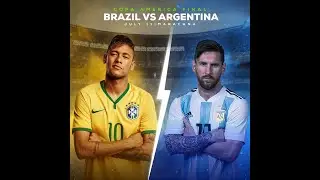 COPA AMERICA FINAL 2021 POSTER DESIGN | MMR GRAPHICS #shorts