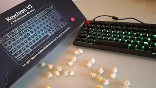 Keychron V1 Thocky Build & Sound Test!