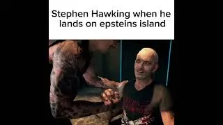 Steven Hawking on Epstein's Island
