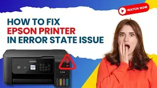 How to Fix Epson Printer in Error State Issue? |  Printer Tales