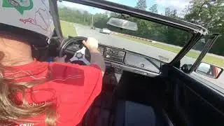 [3D180] Fiat X1/9 chasing Suzuki Cappuccino at Speedsportz kart track, Houston 4/8/23