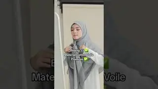 Tutorial simpel manis | Bawal Square Cotton Voile Muzdalifah Hijab Galeria #hijabtutorial