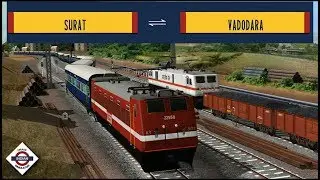 India train simulator   custom drive Surat to Vadodara | best train game for Android