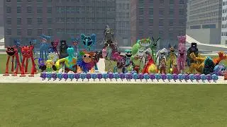 Surviving the Poppy Playtime MEGA All Chapters in the city | Garry's Mod