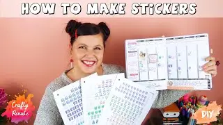 Making my own planner stickers - Silhouette Print and Cut