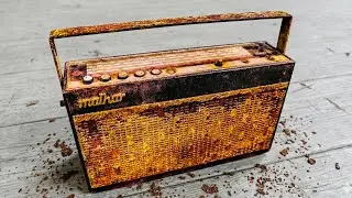$1000 antique radio Malhar 3-Band restoration - Amazing Restoration