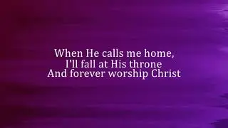 Redeemed by the Blood of the Lamb - People & Songs Instrumental with Lyrics (Lower Key of E)