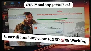 An error occurred  unpacking Unarc.dll returned an error code: -1 | GTA 4 Unarc.dll error FIXED 💯 |