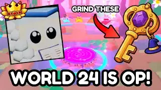 World 24 Is OP in Arm Wrestle Simulator! 💪🌍😳 (INSANE!)