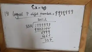Ch-4 Operations with Large Numbers Ex-4D (Q7-Q10) Maths Class 5