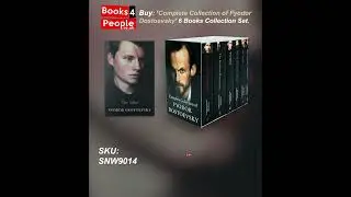 The Complete Collection of Fyodor Dostoevsky 6 Books Set.