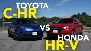 2018 Toyota C-HR vs 2017 Honda HR-V Comparison Test