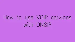 How to use VOIP services with ONSIP in Odoo