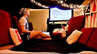 EPIC TWO-STORY BLANKET FORT!!