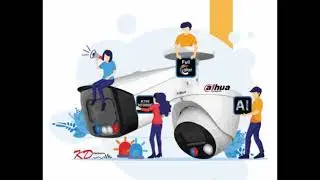 Dahua TIOC kamera med blinklys og alarm tone