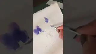 Watercolor African Violet. Part3./ Как нарисовать фиалку акварелью. Часть3