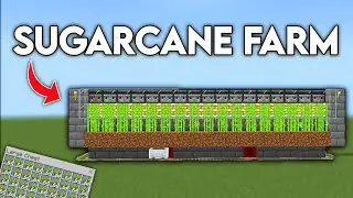 Easy Auto Sugarcane Farm 1.20 - Minecraft Bedrock & Java Edition