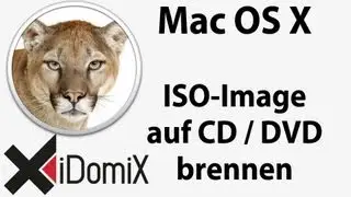 Mac OS X: ISO Image auf CD DVD brennen