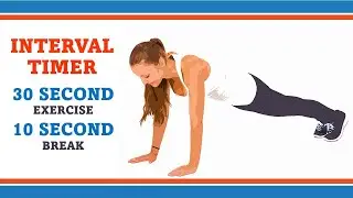 Interval Timer 30 seconds 10 second rest - 30 seconds interval timer with 10 second rest With Music