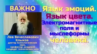 Язык эмоций. Язык цвета.Электромагнитное поле и мыслеформы .