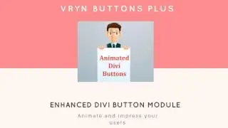 Divi Button Module with animation feature