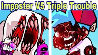 Friday Night Funkin’ Imposter V5 Triple Trouble | VS Imposter (FNF Mod) (Among Us)