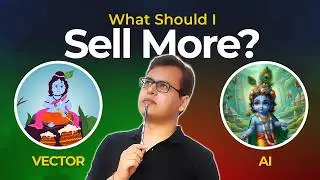 AI Images Vs Vectors : What To Sell More? | Future of AI Art | Graphinir