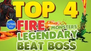 Monster Legends: Top 4 Fire legendary monsters for beating bosses - tu tran team