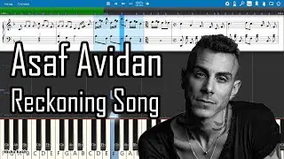 Asaf Avidan - Reckoning Song (One Day) [Piano Tutorial | Sheets | MIDI] Synthesia