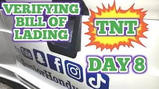 TNT STUDENT - DAY 8 - Verifying Bill of Lading