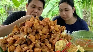 OUTDOOR COOKING | FRIED PORK 
