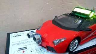 Sensore based braking system using Arduino and ultrasonic sensor,smart car