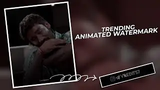 Trending Animated Watermark Creation || Alightmotion Tutorial || Telugu -VR EDITS