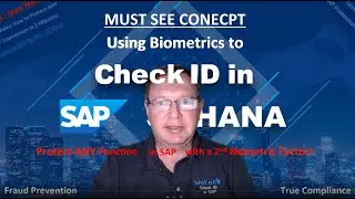 Explaining the Concept of using Biometrics to Check ID in SAP with bioLock