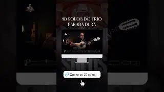 10 Solos de Sanfona dos sucessos do Trio Parada Dura transportados pra Viola Caipira!